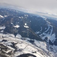 Flugwegposition um 13:32:29: Aufgenommen in der Nähe von Gemeinde Spital am Semmering, Österreich in 2176 Meter
